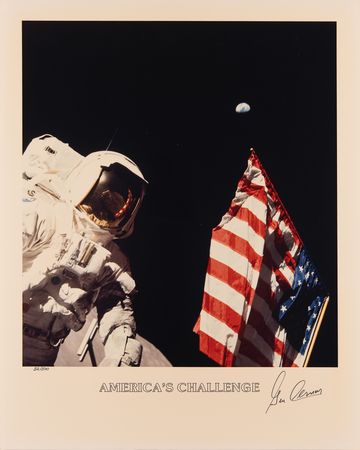 Lot #303 Apollo Astronauts (5) Limited Edition Signed Prints - Image 2