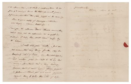 Lot #256 Levi Woodbury (2) Autograph Letters Signed - Image 3