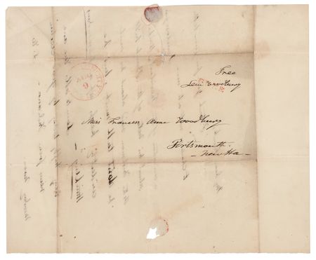 Lot #256 Levi Woodbury (2) Autograph Letters Signed - Image 6