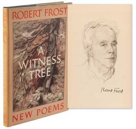 Lot #487 Robert Frost Signed Book - A Witness Tree - Image 1