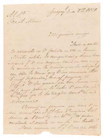 Lot #120 Simon Bolivar Historic Letter Signed, Concluding His Final Military Campaign: 