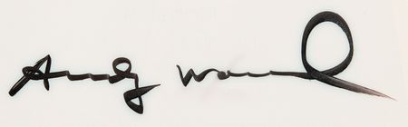 Lot #385 Andy Warhol Twice-Signed Book - America - Image 2