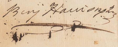 Lot #176 Benjamin Harrison V Autograph Letter Signed - Image 2