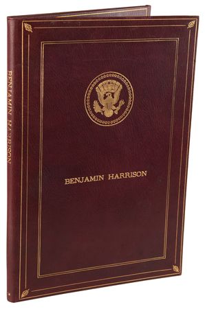 Lot #176 Benjamin Harrison V Autograph Letter Signed - Image 4