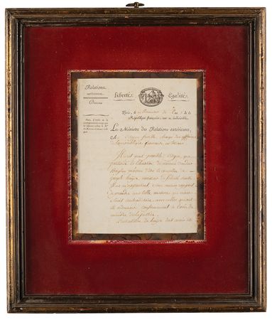 Lot #243 Charles Maurice de Talleyrand Document Signed - Image 3