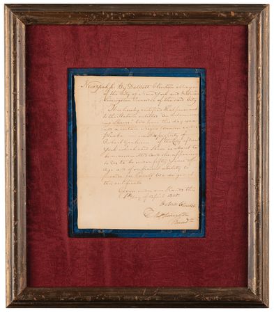 Lot #157 DeWitt Clinton Document Signed, Freeing a Slave as Mayor of New York - Image 2