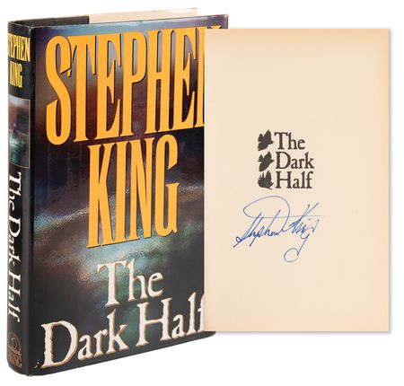 Lot #493 Stephen King Signed Book - The Dark Half - Image 1
