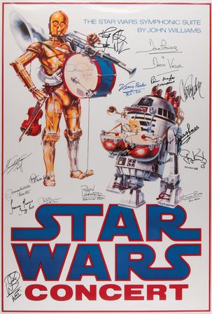 Lot #851 Star Wars Cast Signed Poster - Image 2