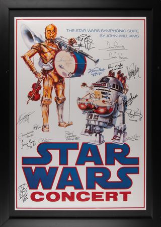 Lot #851 Star Wars Cast Signed Poster - Image 1