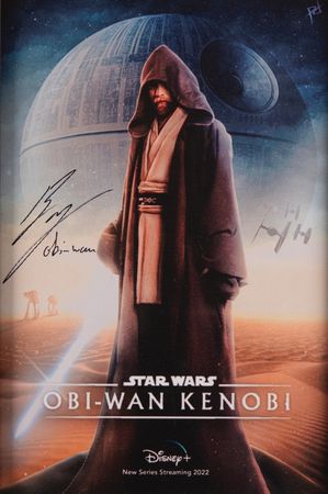 Lot #857 Star Wars: Ewan McGregor Signed Canvas Print - Image 2