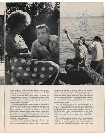 Lot #623 Bobby Darin Multi-Signed Program - Image 5