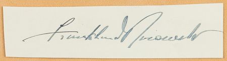 Lot #98 Franklin D. Roosevelt Signature - Image 2