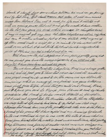 Lot #238 Robert Stroud Autograph Letter Signed from Alcatraz - Image 2