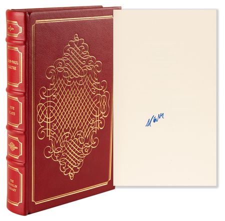 Lot #506 Jean-Paul Sartre Signed Book - Five Plays - Image 1
