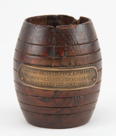 Lot #272 Horatio Nelson: HMS Victory Wooden Artifact Relic - Image 1