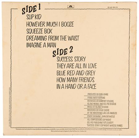 Lot #550 The Who Rare Signed Album - The Who by Numbers - Image 2