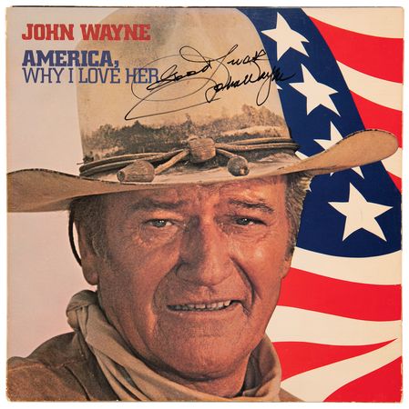 Lot #870 John Wayne Signed Album - America, Why I