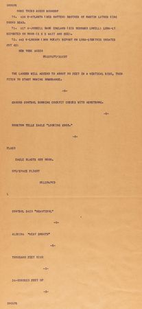 Lot #298 Apollo 11 Original UPR Teletype Roll - Image 3