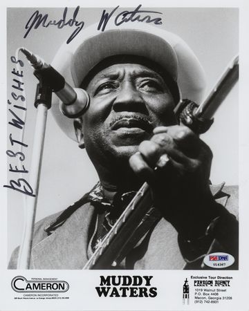 Lot #583 Muddy Waters Signed Photograph - Image 1