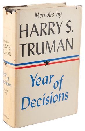 Lot #103 Harry S. Truman Signed Book - Memoirs - Image 3