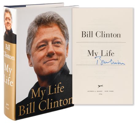 Lot #32 Bill Clinton Signed Book - My Life - Image 1