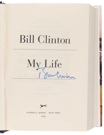 Lot #32 Bill Clinton Signed Book - My Life - Image 4