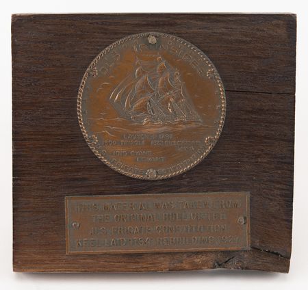 Lot #257 USS Constitution 1927 Restoration Hull Wood - Image 1