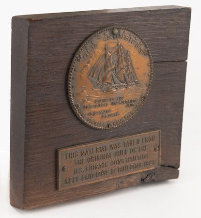 Lot #257 USS Constitution 1927 Restoration Hull Wood - Image 3