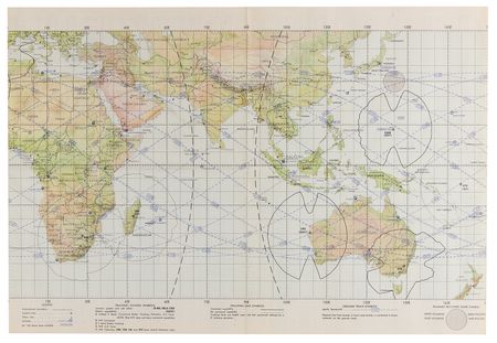 Lot #301 Apollo 9 Earth Orbit Chart Chart - Image 2