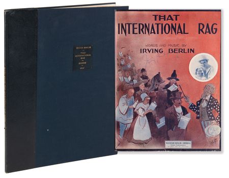 Lot #566 Irving Berlin Signed Sheet Music Booklet - 'That International Rag' - Image 1