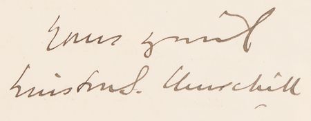 Lot #121 Winston Churchill Autograph Letter Signed on the Canadian Cattle Embargo - Image 4