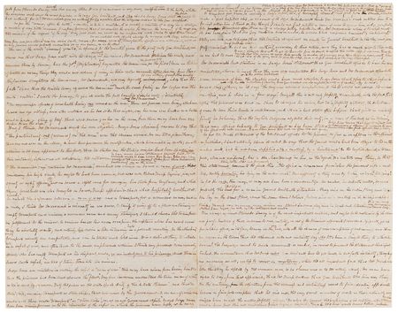 Lot #411 James Fenimore Cooper Lengthy Autograph Letter Signed on The Battle of Long Island - Image 2