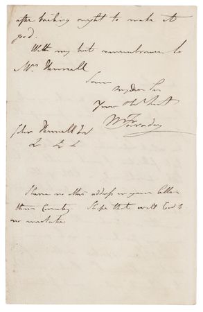 Lot #169 Michael Faraday Autograph Letter Signed on Water Filtration - Image 2
