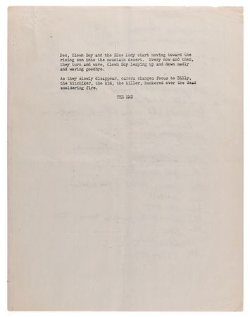 Lot #630 The Doors: Jim Morrison Original Script for 'The Hitchiker' - Image 11