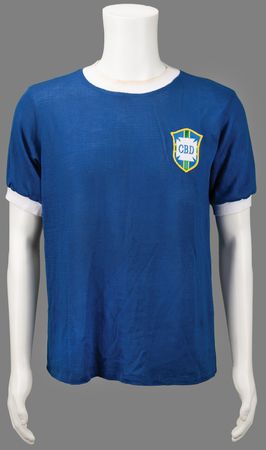Lot #912 Pele Signed Soccer Jersey - Image 3
