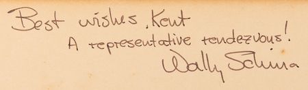 Lot #324 Gemini 6 Signed Oversized 'Rendezvous' Photograph - Image 2