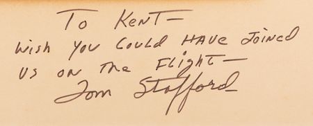 Lot #324 Gemini 6 Signed Oversized 'Rendezvous' Photograph - Image 3