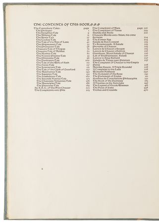 Lot #407 Kelmscott Chaucer: The Works of Geoffrey Chaucer by Kelmscott Press (1896) - 'The finest book since Gutenberg' - Image 8
