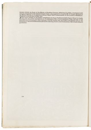 Lot #407 Kelmscott Chaucer: The Works of Geoffrey Chaucer by Kelmscott Press (1896) - 'The finest book since Gutenberg' - Image 9