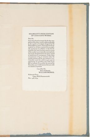 Lot #407 Kelmscott Chaucer: The Works of Geoffrey Chaucer by Kelmscott Press (1896) - 'The finest book since Gutenberg' - Image 5
