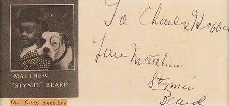 Lot #829 Our Gang Signatures - Image 4