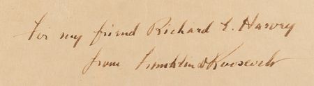 Lot #94 Franklin D. Roosevelt Signed Print - Image 3