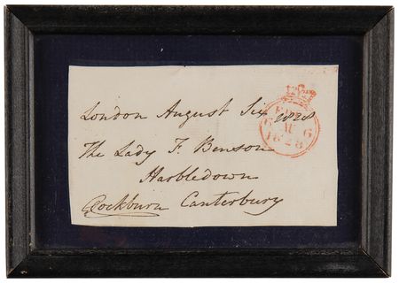 Lot #263 Sir George Cockburn Signed Free Frank - Image 2