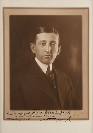 Lot #785 Will Hays Signed Photograph - Image 1