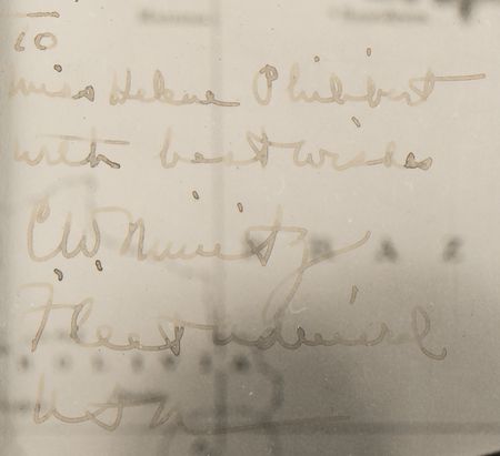 Lot #273 Chester Nimitz Signed Photograph - Image 2