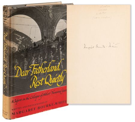 Lot #358 Margaret Bourke-White Signed Book - 'Dear Fatherland, Rest Quietly' - Image 1