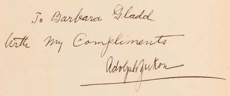 Lot #887 Adolph Zukor Signed Book - The House That Shadows Built - Image 2