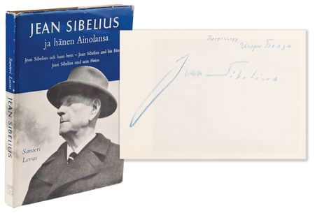 Lot #562 Jean Sibelius Signed Book - Jean Sibelius and His Home - Image 1