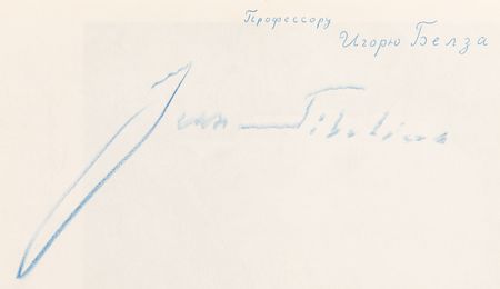 Lot #562 Jean Sibelius Signed Book - Jean Sibelius and His Home - Image 2