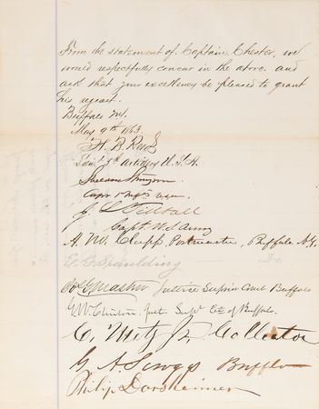 Lot #10 Abraham Lincoln Autograph Endorsement Signed as President, Examining a Discharged Infantry Captain's Petition - Image 5